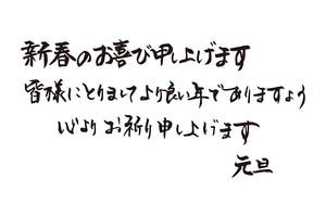 新春のお喜び申し上げます皆様方にとりましてより良い年でありますよう心よりお祈り申し上げます元旦