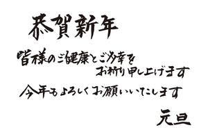 恭賀新年皆様のご健康とご多幸をお祈り申し上げます今年もよろしくお願いいたします元旦