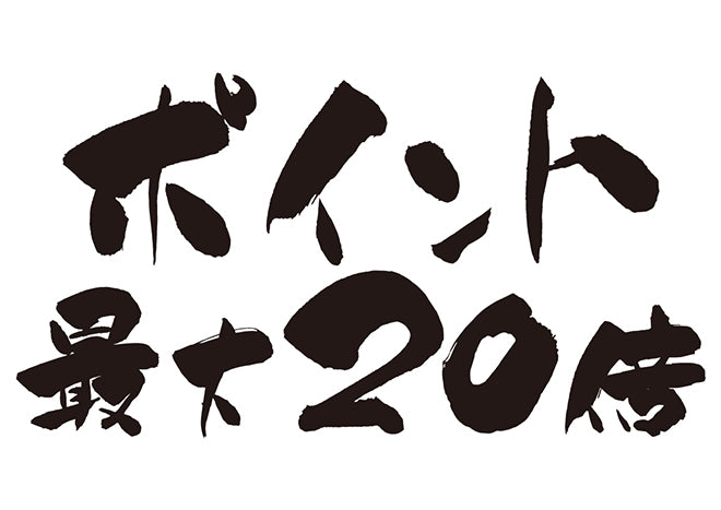 ポイント最大20倍