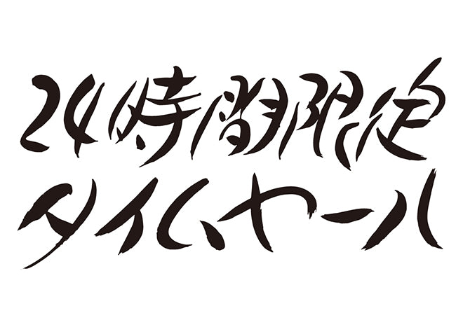 24時間限定タイムセール